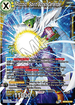 Piccolo, Spirit Boost Defender (EX18-01) [Namekian Boost] 