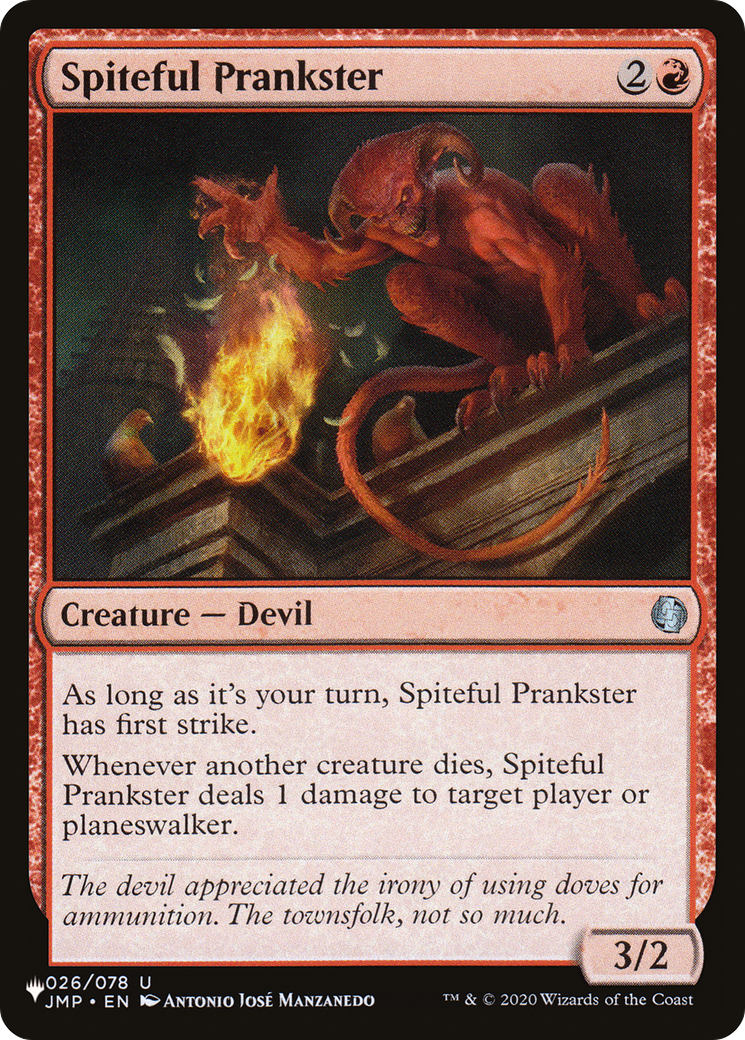 Spiteful Prankster [The List Reprints] 