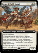 Angelic Sell-Sword (Extended Art) [Outlaws of Thunder Junction Commander] 