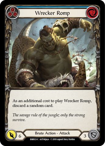 Wrecker Romp (Blue) [RNR023-C] (Rhinar Hero Deck) 1st Edition Normal 