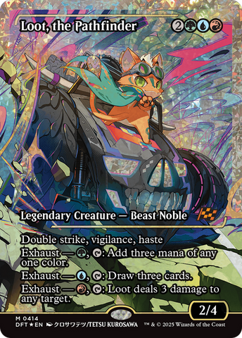 Loot, the Pathfinder (Showcase) (Fracture Foil) [Aetherdrift] 