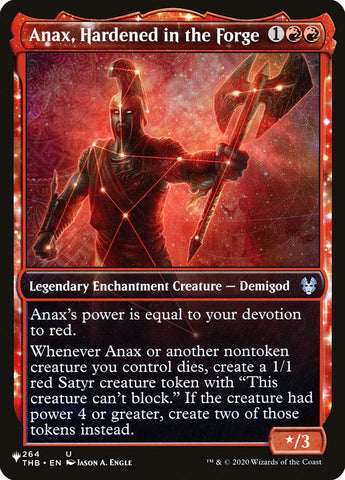 Anax, Hardened in the Forge [The List] 