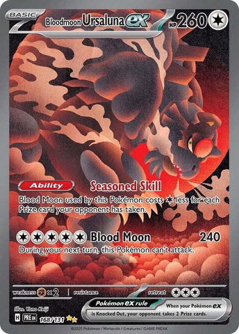 Bloodmoon Ursaluna ex (168/131) [Scarlet &amp; Violet: Prismatic Evolutions] 