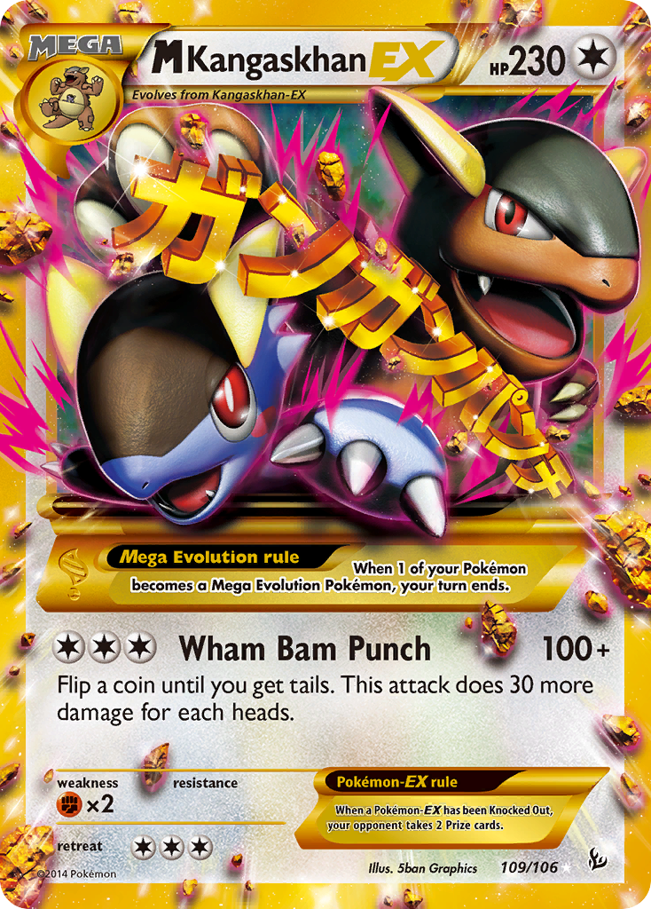M Kangaskhan EX (109/106) [XY: Flashfire] 