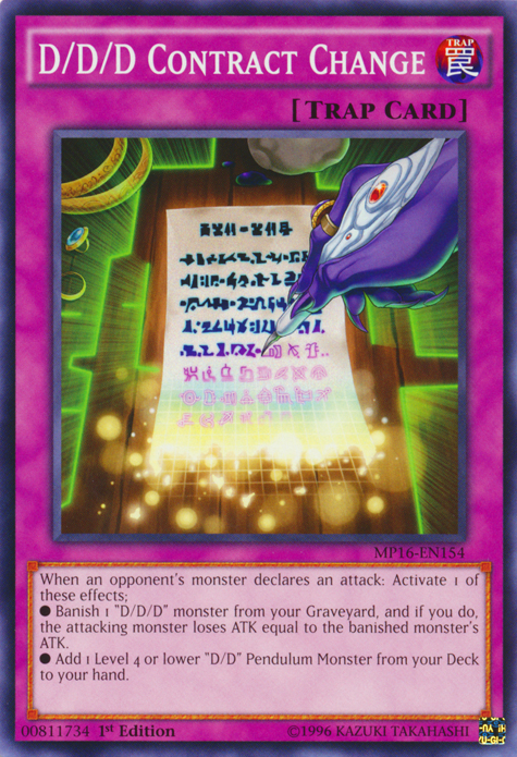 D/D/D Contract Change [MP16-EN154] Common 