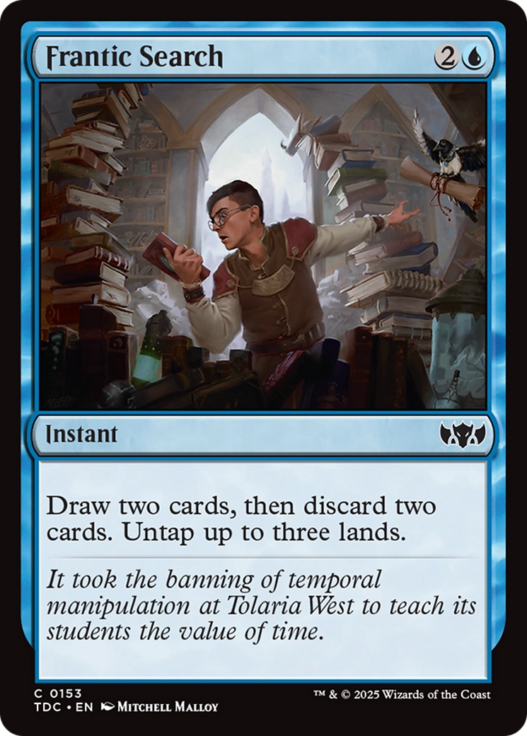Frantic Search [Tarkir: Dragonstorm Commander] 