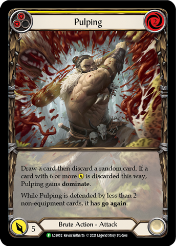 Pulping (Yellow) [LGS052] (Promo) Rainbow Foil 