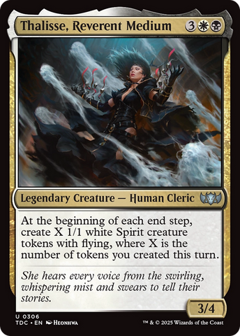 Thalisse, Reverent Medium [Tarkir: Dragonstorm Commander] 