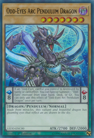 Odd-Eyes Arc Pendulum Dragon [LEDD-ENC00] Ultra Rare 