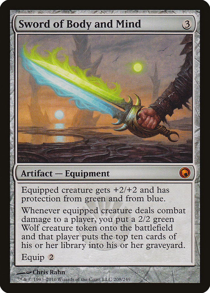 Sword of Body and Mind [Scars of Mirrodin] 