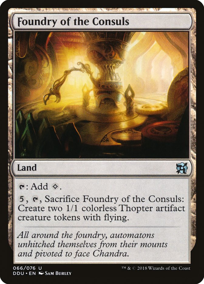 Foundry of the Consuls [Duel Decks: Elves vs. Inventors] 