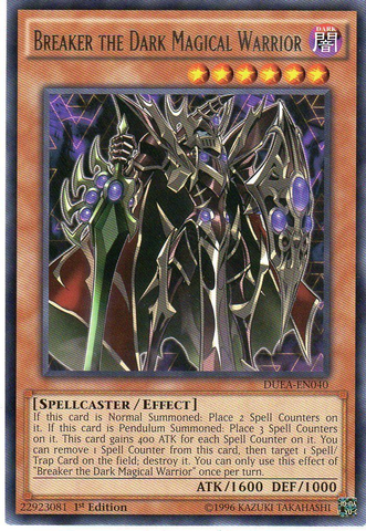 Breaker the Dark Magical Warrior [DUEA-EN040] Rare 