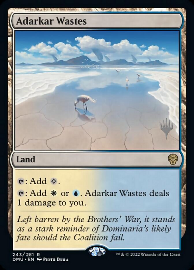 Adarkar Wastes (Promo Pack) [Dominaria United Promos] 