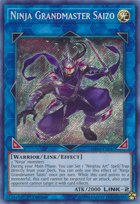 Ninja Grandmaster Saizo [SHVA-EN011] Secret Rare 