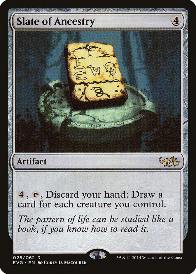 Slate of Ancestry (Elves vs. Goblins) [Duel Decks Anthology] 