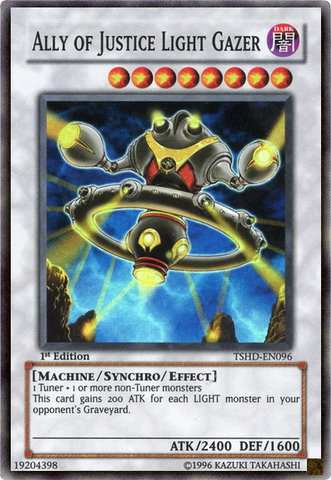 Ally of Justice Light Gazer [TSHD-EN096] Super Rare 