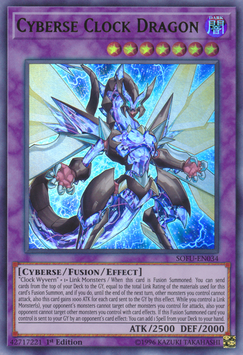 Cyberse Clock Dragon [SOFU-EN034] Ultra Rare 