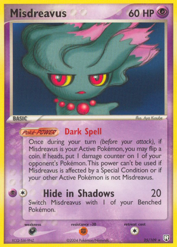 Misdreavus (25/109) [EX: Team Rocket Returns] 