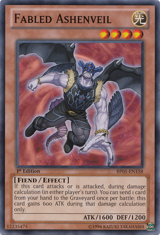 Fabled Ashenveil [BP01-EN158] Common 