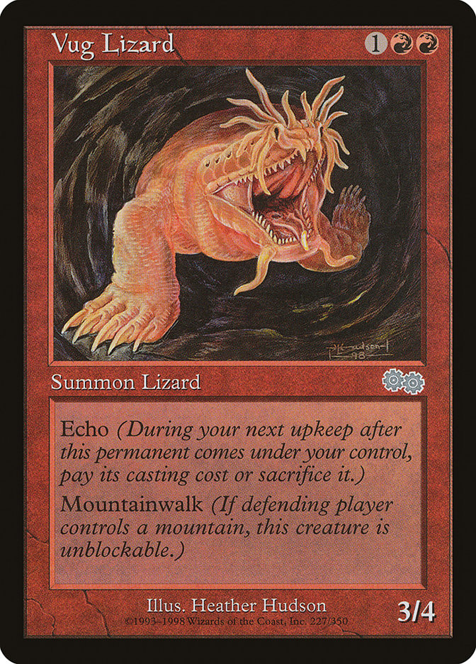Vug Lizard [Urza's Saga] 