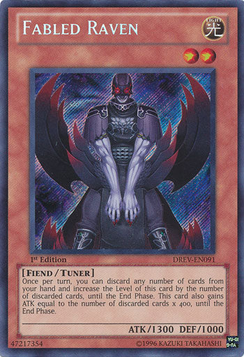 Fabled Raven [DREV-EN091] Secret Rare 