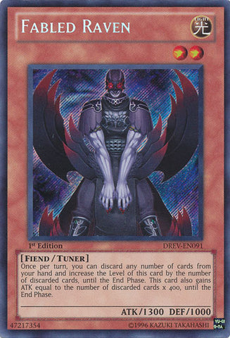 Fabled Raven [DREV-EN091] Secret Rare 