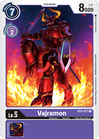 Vajramon [BT5-077] [Battle of Omni] 