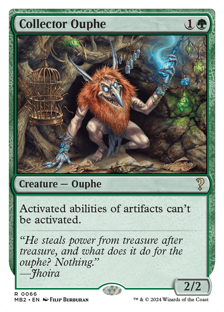 Collector Ouphe (White Border) [Mystery Booster 2] 