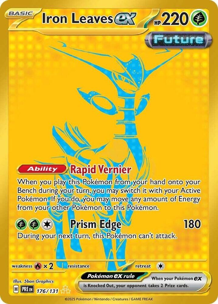Iron Leaves ex (176/131) [Scarlet &amp; Violet: Prismatic Evolutions] 