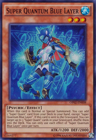 Super Quantum Blue Layer [OP02-EN008] Super Rare 