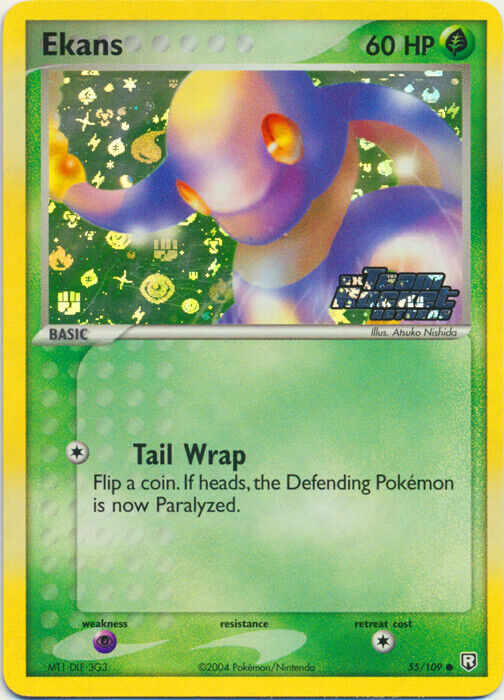 Ekans (55/109) (Stamped) [EX: Team Rocket Returns] 