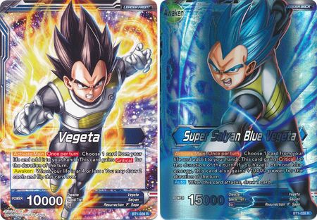 Vegeta // Super Saiyan Blue Vegeta (BT1-028) [Galactic Battle] 