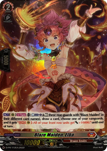 Blaze Maiden, Elba (112) (D-PR/112EN) [D Promo Cards] 