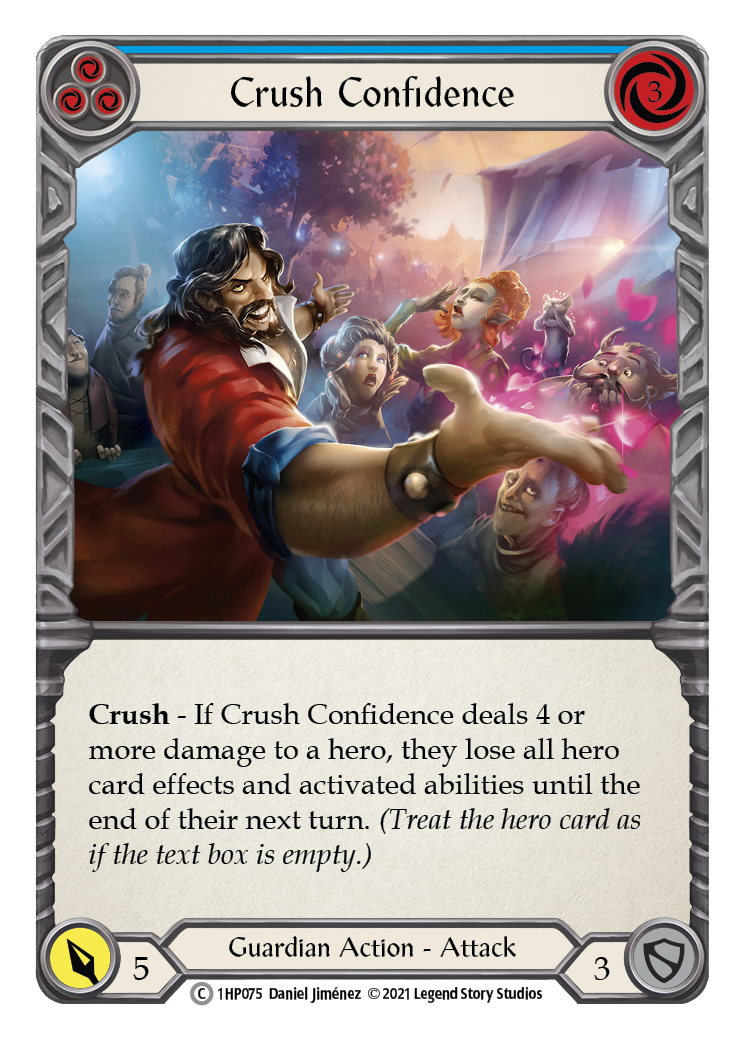Crush Confidence (Blue) [1HP075] (History Pack 1) 