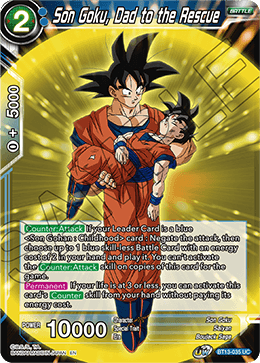 Son Goku, Dad to the Rescue (Uncommon) (BT13-035) [Supreme Rivalry] 