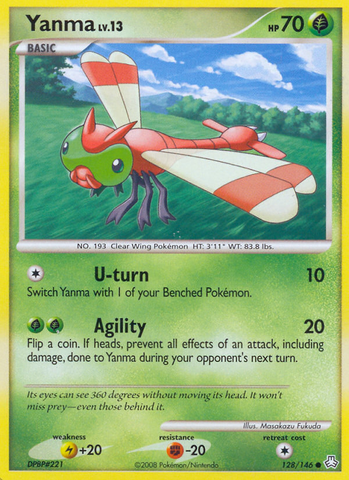 Yanma (128/146) [Diamond &amp; Pearl: Legends Awakened] 