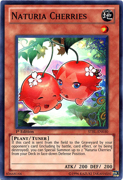 Naturia Cherries [STBL-EN030] Super Rare 