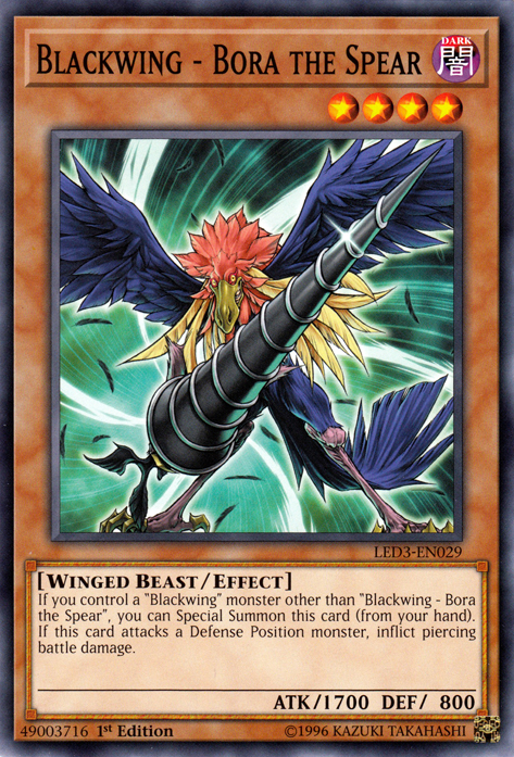 Blackwing - Bora the Spear [LED3-EN029] Common 