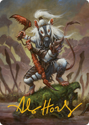 Ink-Eyes, Servant of Oni Art Card (Gold-Stamped Signature) [Bloomburrow Art Series] 