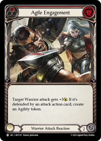 Agile Engagement (Red) [HVY115] (Heavy Hitters) Rainbow Foil 