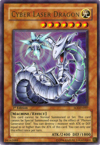 Cyber ​​Laser Dragon [SOI-EN007] Ultra Rare 