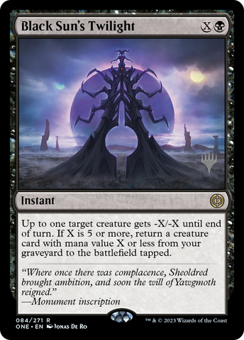 Black Sun's Twilight (Promo Pack) [Phyrexia: All Will Be One Promos] 