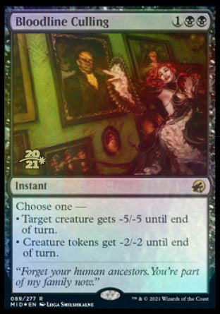 Bloodline Culling [Innistrad: Midnight Hunt Prerelease Promos] 