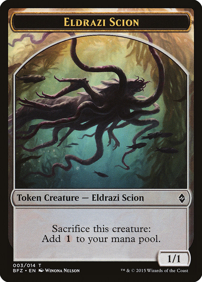 Eldrazi Scion Token (003/014) [Battle for Zendikar Tokens] 