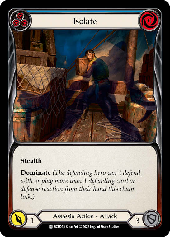 Isolate (Blue) [UZU022] (Outsiders Uzuri Blitz Deck) 