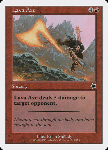 Lava Axe [Starter 1999] 