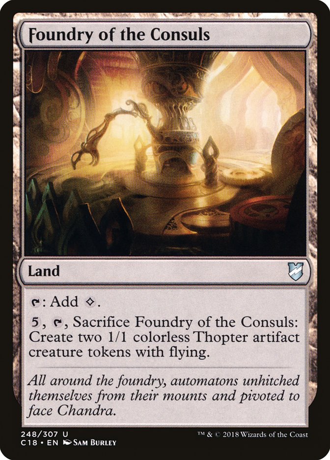 Foundry of the Consuls [Commander 2018] 