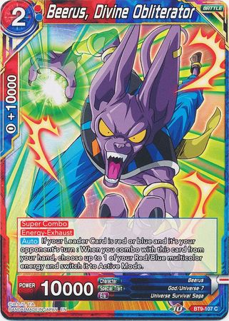 Beerus, Divine Obliterator (BT9-107) [Universal Onslaught] 