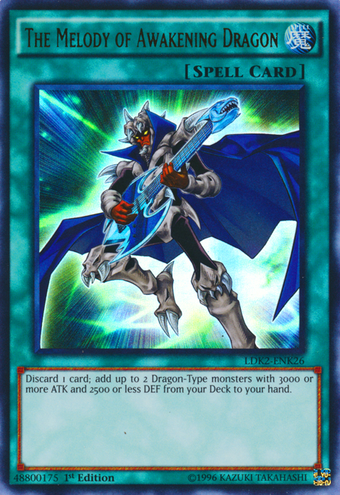 The Melody of Awakening Dragon [LDK2-ENK26] Ultra Rare 