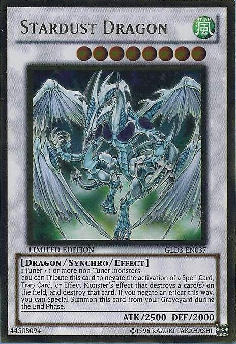 Stardust Dragon [GLD3-EN037] Gold Rare 